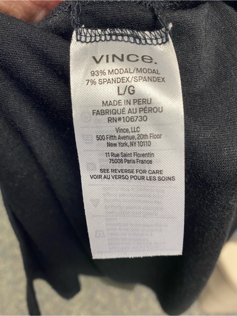 Vince Black Wrap Dress - Picture 6 of 7